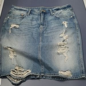H &M denim skirt